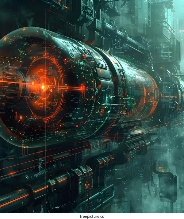 Futuristic Cityscape Technology