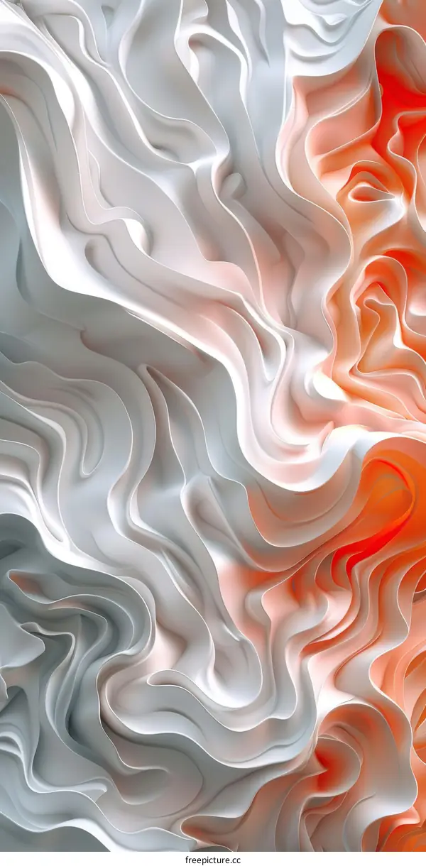 Abstract Art Design in Soft Colors