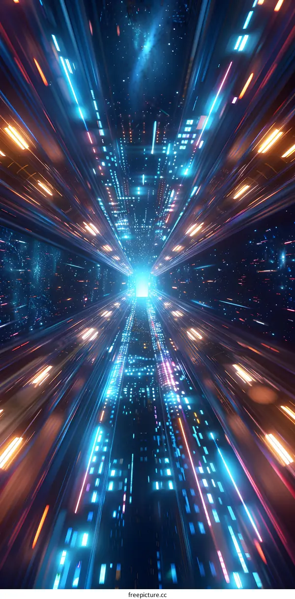 Abstract Digital Tunnel