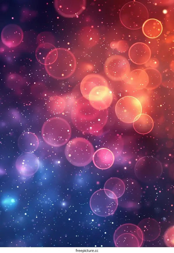 Cosmic Nebula: A Kaleidoscope of Colors in Space