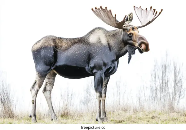 Majestic Moose in Natural Habitat