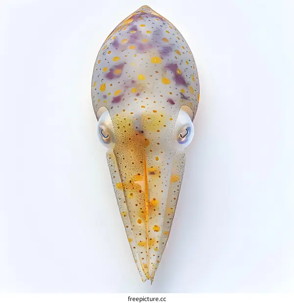 Close Up Cuttlefish Portrait