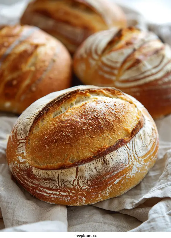 Freshly Baked Sesame Seed Loaf