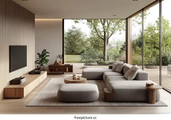 Modern Minimalist Living Room Interior Design