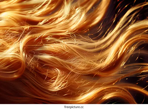 Golden Hair Texture
