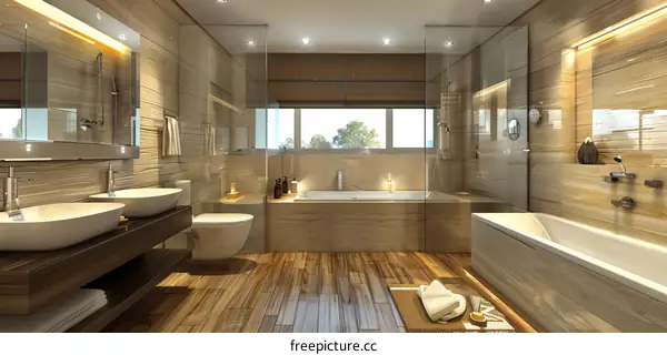 Modern Luxury Bathroom Interior Design
