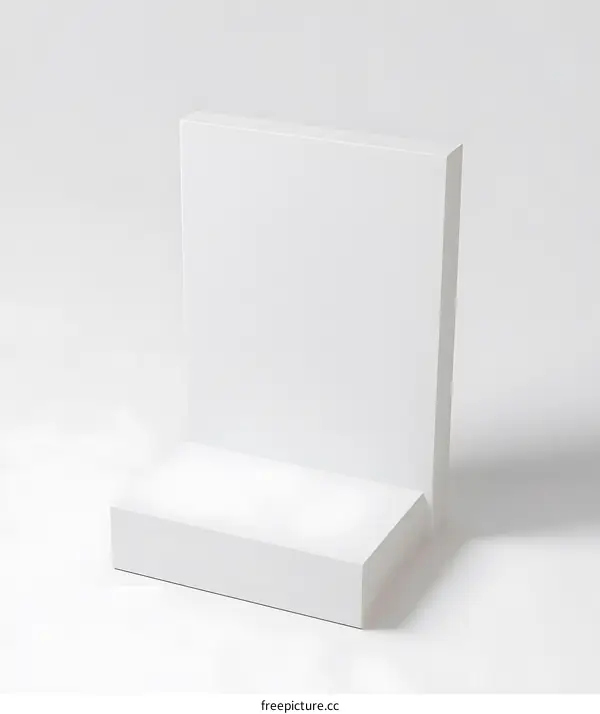 White Platform Product Display Mockup