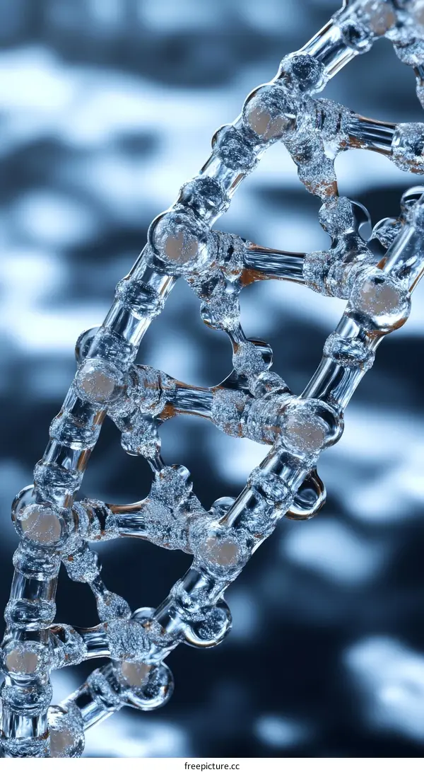 Detailed DNA Structure Illustration