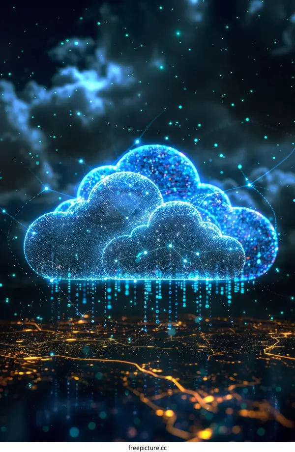 Abstract Cloud Computing Data Visualization