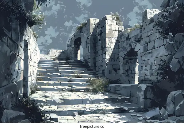 Ruins of an ancient city