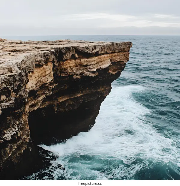 Cliffside Overlooking the Ocean