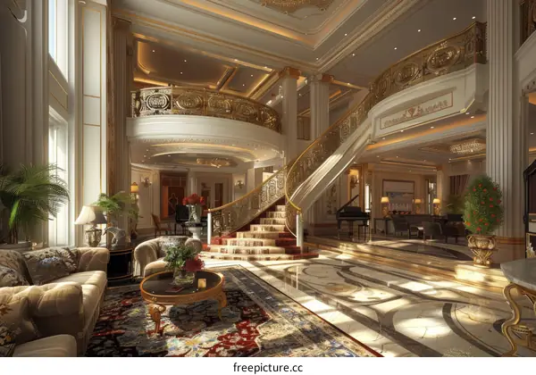 A Magnificent Mansion Interior