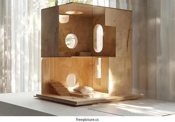 Modern Minimalist Architectural Model