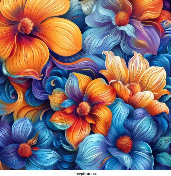 Colorful Flowers in Nature