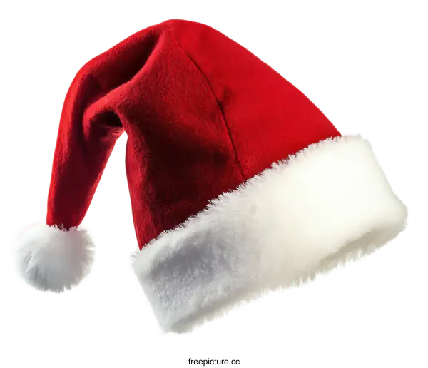 [Transparent Background PNG]Classic Christmas Santa Hat