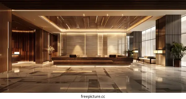 Modern Hotel Lobby Interior Design