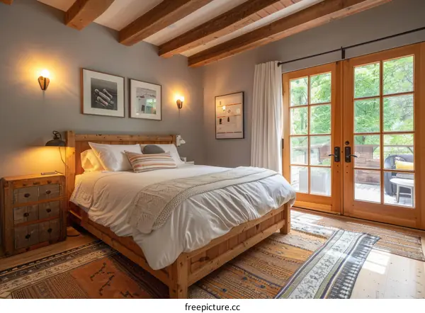 Rustic Modern Farmhouse Master Bedroom