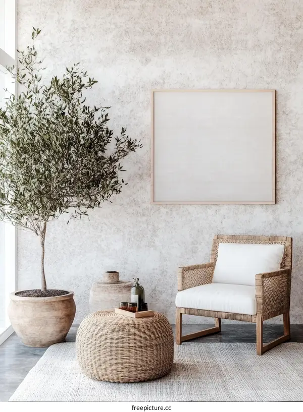 Modern Minimalist Interior Living Room Design