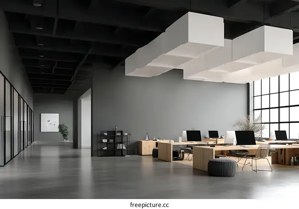 Modern Open-Plan Office Interior Design