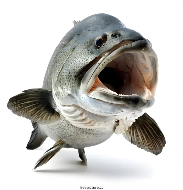 Grouper Fish Open Mouth