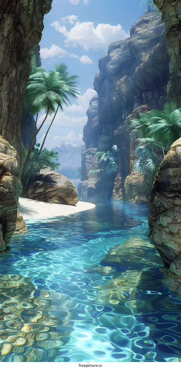 Hidden Oasis Tropical Paradise