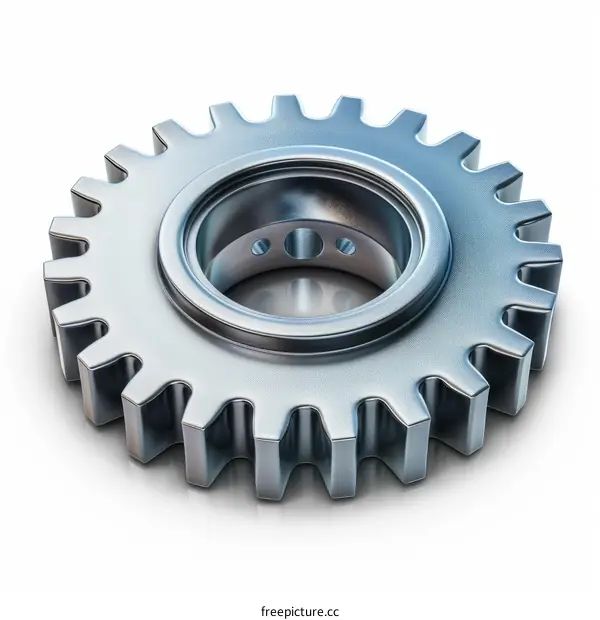 A gear isolated on white background