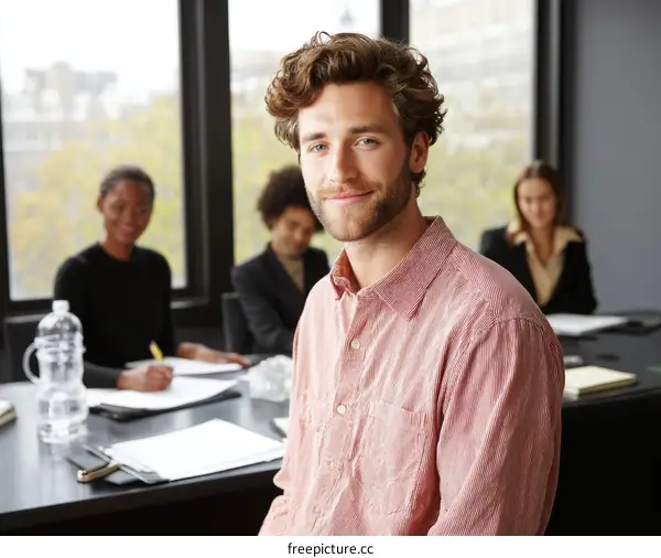 Business Meeting with Diverse Team Members