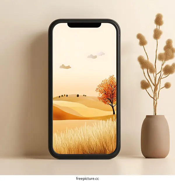 Autumn Landscape Phone Wallpaper