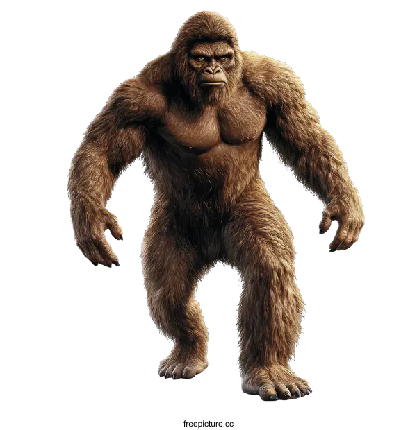 [Transparent Background PNG]Huge hairy creature illustration