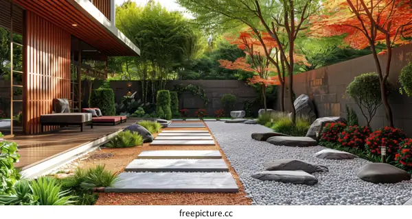 A Serene Japanese Garden Retreat