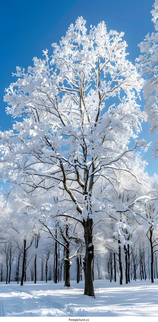Winter Wonderland Snow Covered Trees