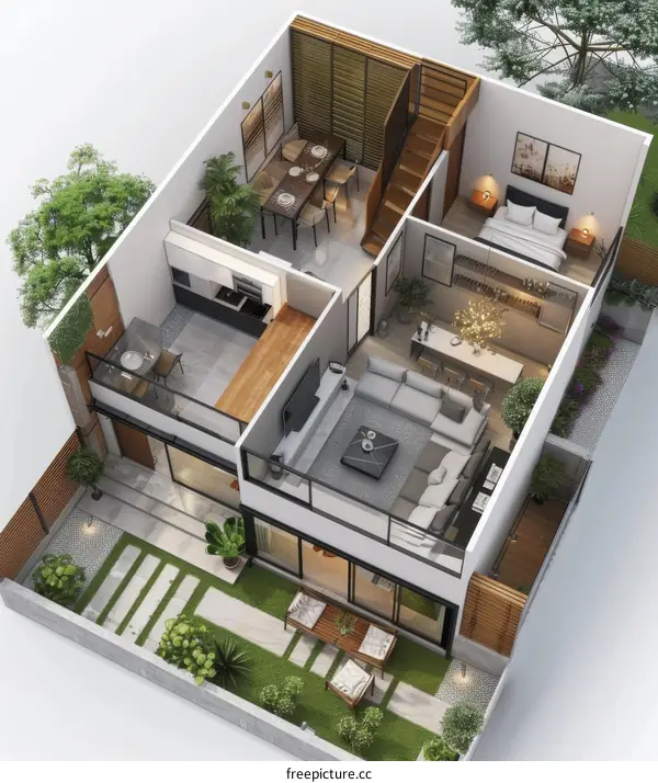 Modern 3D House Interior Design