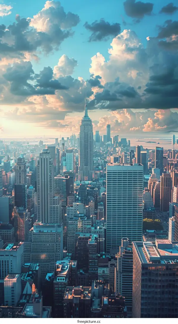 New York City Skyline featuring Empire State Building