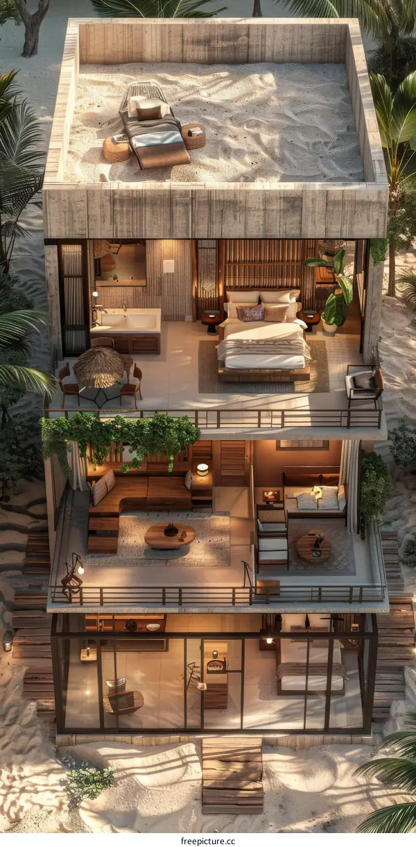 Luxury Beachfront Villa with Ocean Views & Private Pool