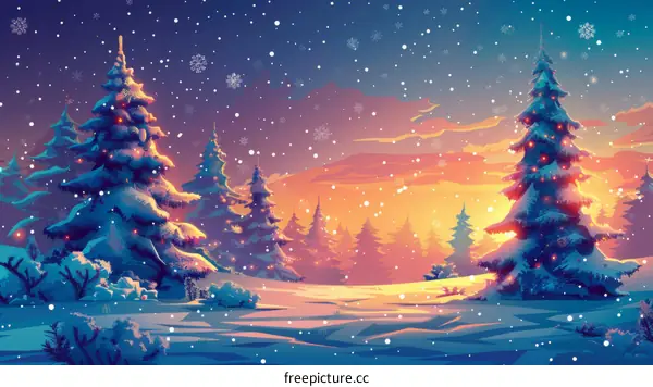 Winter Wonderland Illustration