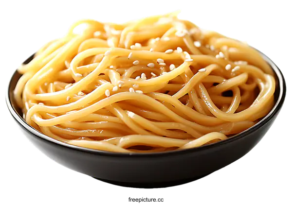 [Transparent Background PNG]Deliciously Served Noodles in a Bowl
