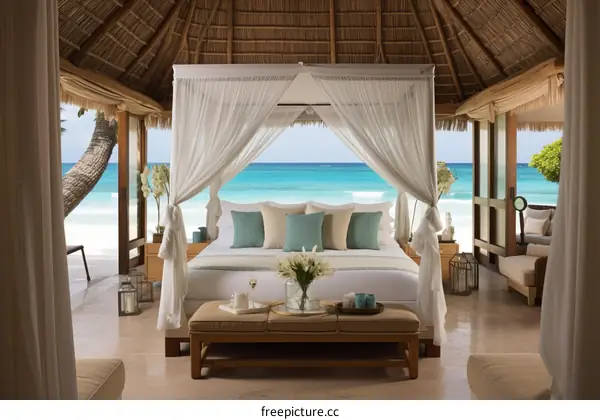 Luxury Beachfront Villa with Private Pool and Ocean Views