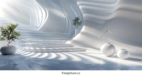 Abstract Modern Architectural Interior Design