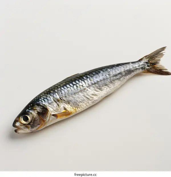 A Small Dried Sardine Fish