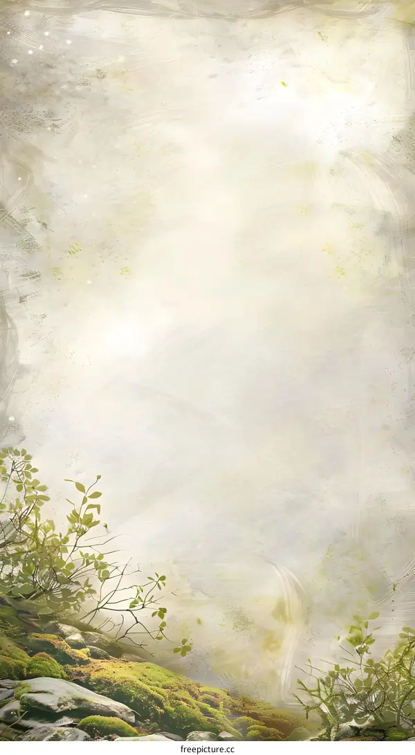 Vintage Green Nature Background