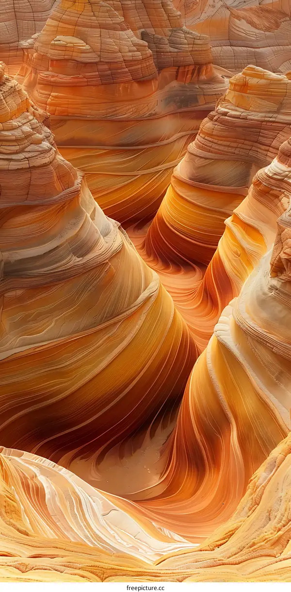 The Swirling Patterns of The Wave Arizona
