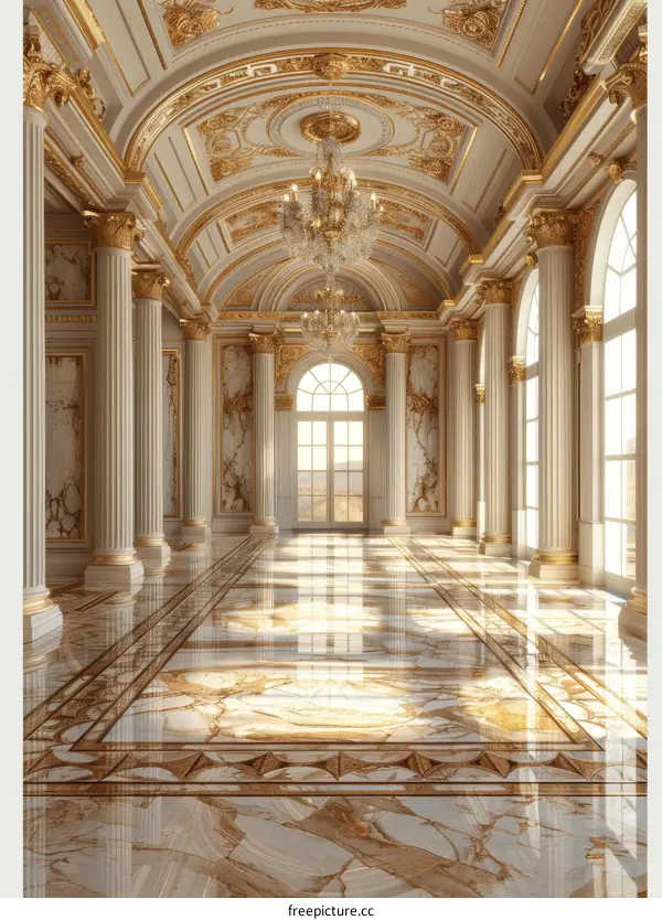 European style luxury hall