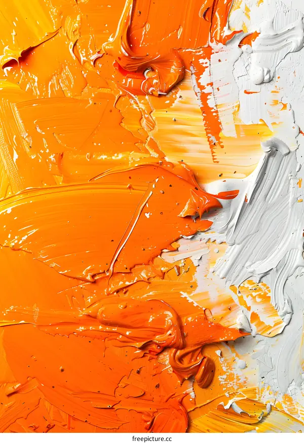 Colorful Oil Paint Texture