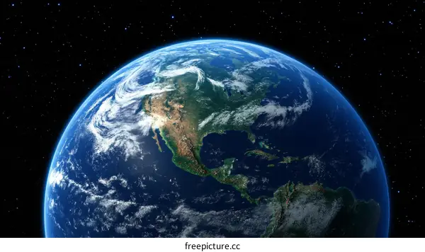 Earth from Space Detailed View