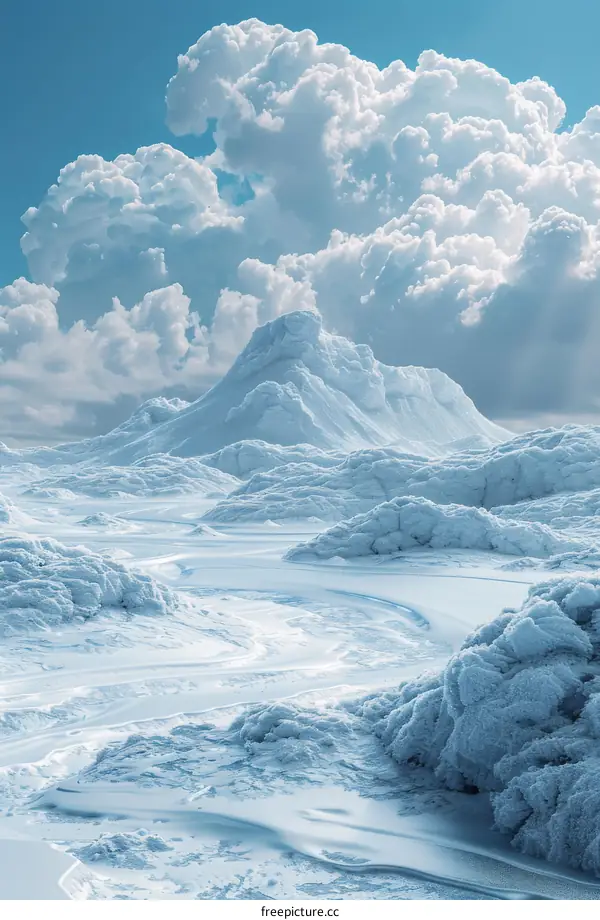 Glacier and Snow Mountain