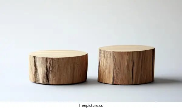 Wooden Display Stands Minimalist Design