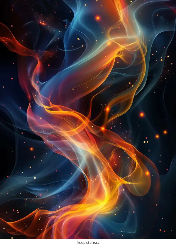 Abstract Colorful Cosmic Energy Flow