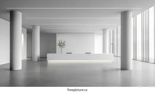 Modern Office Lobby Interior Design