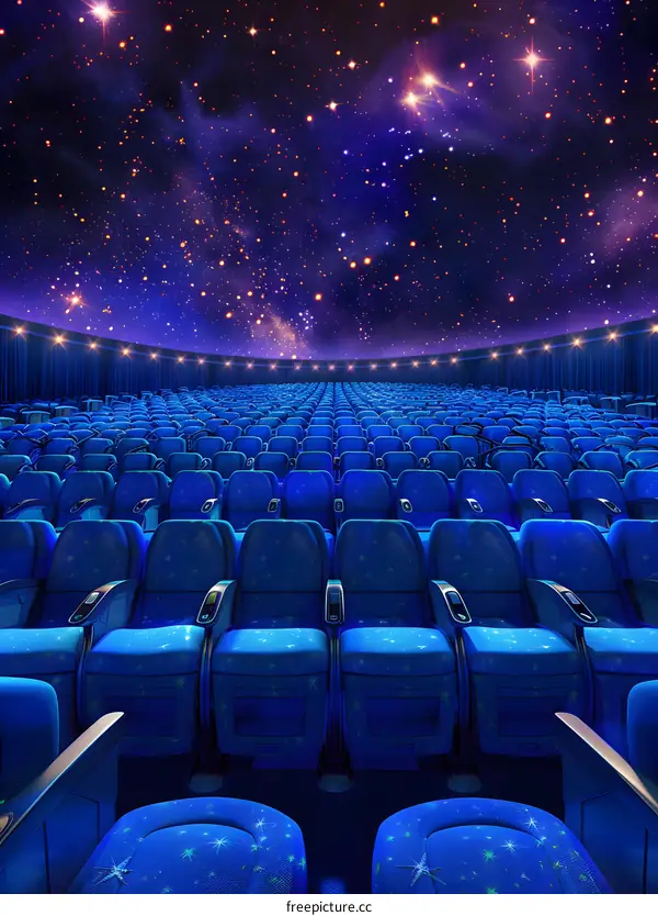 Starry Night Sky Planetarium Interior Design