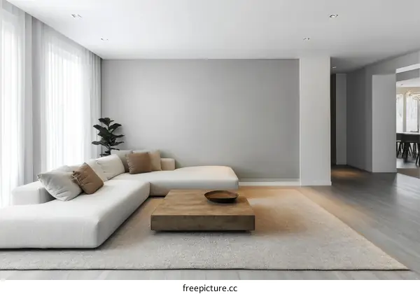 Modern Minimalist Living Room Interior Design